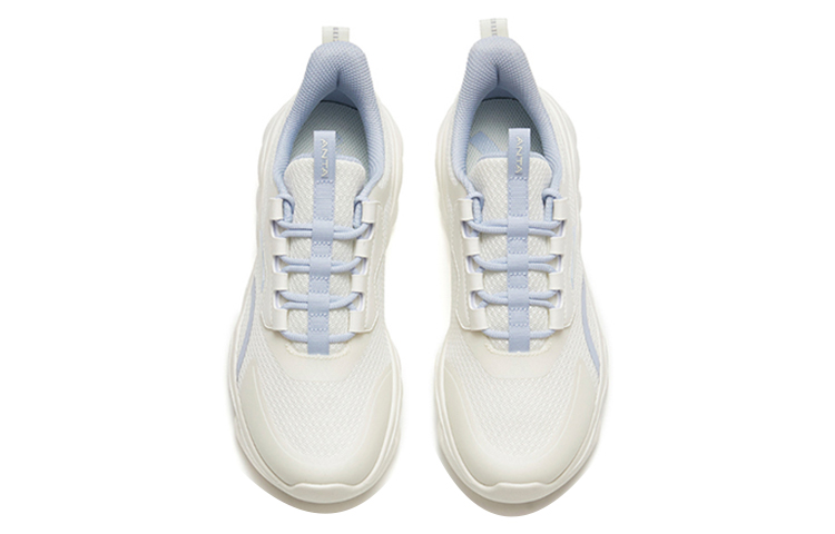 Shop 安踏 绵绵弹 软弹 轻便 低帮 跑步鞋 女款 白藍
