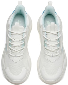 Anta安踏 綿綿彈2 減震防滑耐磨 低筒 跑步鞋 女款 白藍 Shop Anta安踏 綿綿彈2 減震防滑耐磨 低筒 跑步鞋 女款 白藍