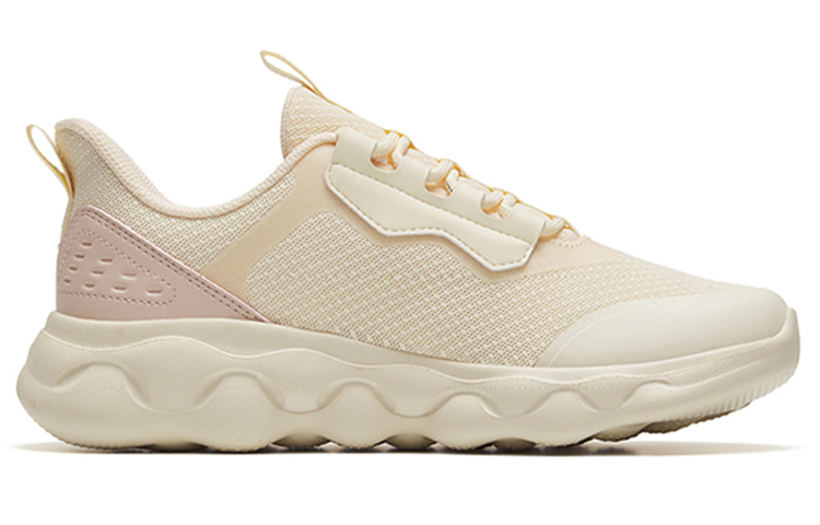 Order 安踏 絨彈系列 輕便 低筒 跑步鞋 女款 白粉