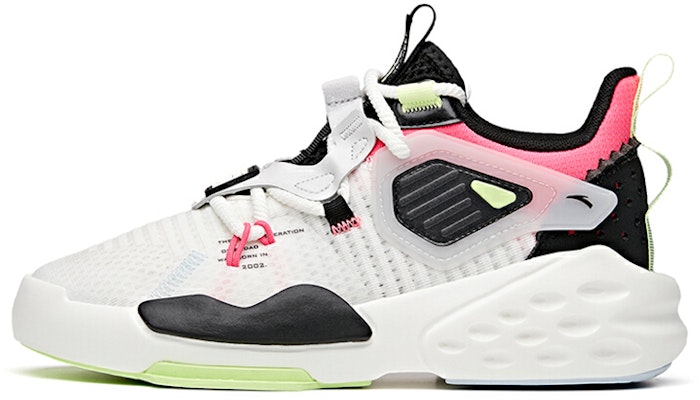 (Women) Anta Mid-Top Sneakers 'White Black Pink' 122128084-1 Buy (Women) Anta Mid-Top Sneakers 'White Black Pink' 122128084-1