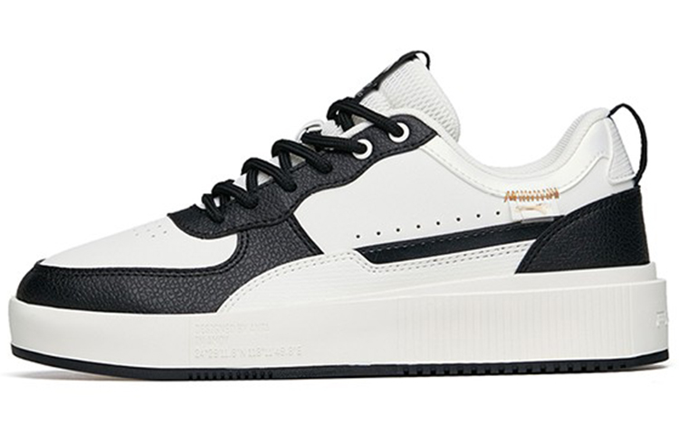 (Women) Anta Milk-in-Water Skate 'White Black' 922228012-5