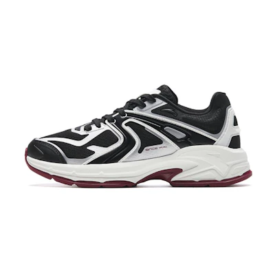(W) Anta Millennium Glacier Black White 'Trendy CMFT Versatile Shock-Absorbing Low-Top Dad Shoes'