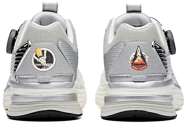 (W) Anta NASA x Low-Top Running ''Argento Nero'' 122015586-3 Shop (W) Anta NASA x Low-Top Running ''Argento Nero'' 122015586-3