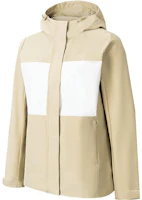 (Women) Anta Outdoor 3-in-1 Waterproof Hooded Jacket Khaki/White 162346602-1 (Women) Anta Outdoor 3-in-1 Waterproof Hooded Jacket Khaki/White 162346602-1