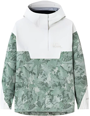(W) 安踏户外半拉链连帽防水夹克青瓷绿印花 162416607-2 Buy (W) 安踏户外半拉链连帽防水夹克青瓷绿印花 162416607-2