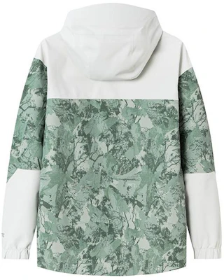 (W) 安踏户外半拉链连帽防水夹克青瓷绿印花 162416607-2 Lookbook (W) 安踏户外半拉链连帽防水夹克青瓷绿印花 162416607-2