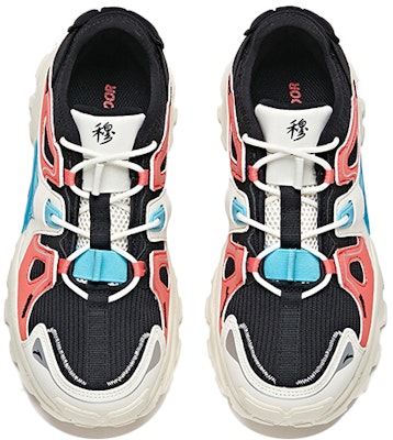 (Women) Anta Outdoor Series Sneakers 'Black Red Blue' 122016601-5 Lookbook (Women) Anta Outdoor Series Sneakers 'Black Red Blue' 122016601-5