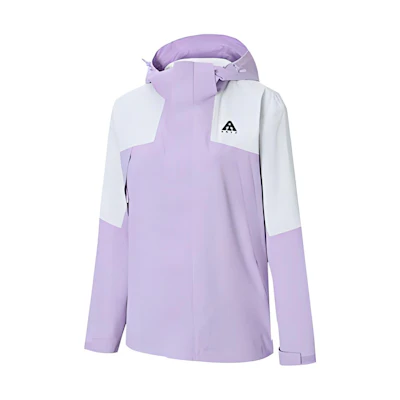 (Women) Anta Outdoor Series 3-in-1 Waterproof Windproof Jacket - Arctic Purple 962347607-4