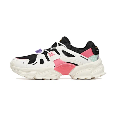 (W) Anta Outdoor Series Low 'Black White Pink'