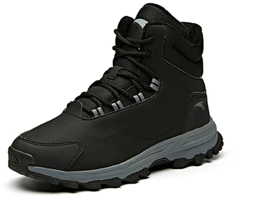 (Women) Anta Outdoor Series Sneakers Fleeced High 'Black Beige Grey' 12948960-1 Lookbook (Women) Anta Outdoor Series Sneakers Fleeced High 'Black Beige Grey' 12948960-1