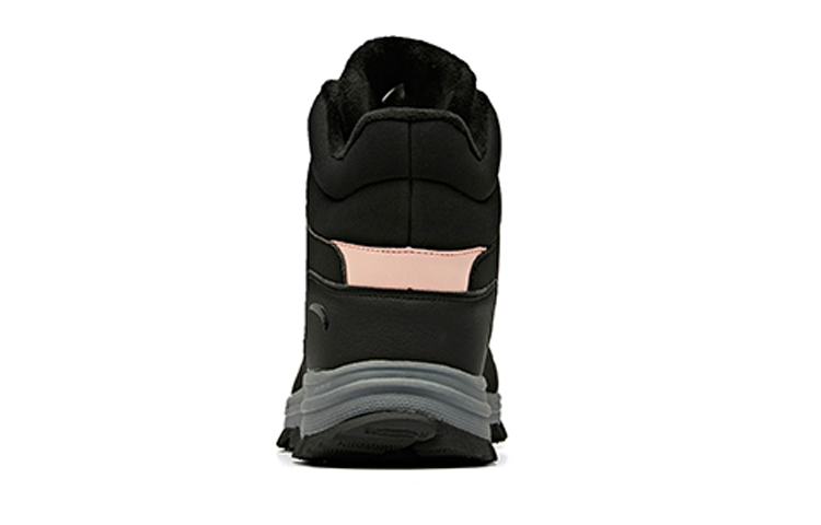 Shop (Women) Anta Outdoor Series Sneakers Fleeced High 'Black Beige Grey' 12948960-1