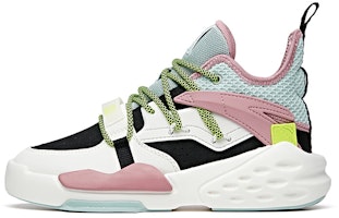 (Women) Anta Overbearing High-Top 'White Black Pink' 122018087-1 (Women) Anta Overbearing High-Top 'White Black Pink' 122018087-1