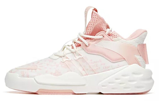 (Women) Anta Overbearing Mid Top 'White Pink' 922038066-2 Buy (Women) Anta Overbearing Mid Top 'White Pink' 922038066-2