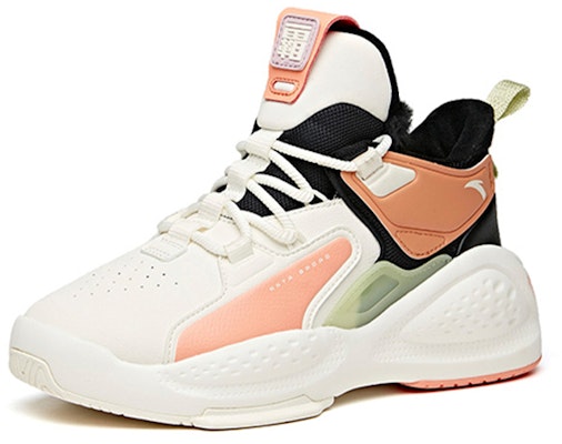 (Women) Anta Overbearing Mid 'White Black Pink' 122048903-3 Lookbook (Women) Anta Overbearing Mid 'White Black Pink' 122048903-3