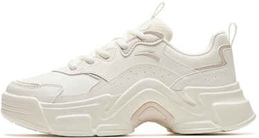 (Women) Anta Platform Leather 'Ivory White Beige' 922328816-5 (Women) Anta Platform Leather 'Ivory White Beige' 922328816-5