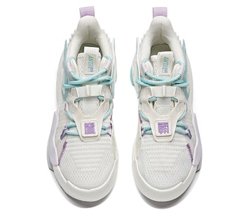 (W) 安踏 霸道 中帮 '白蓝紫' 122128084-3 Lookbook (W) 安踏 霸道 中帮 '白蓝紫' 122128084-3