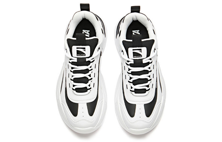 (W) Anta Retro Casual Series Low 'White Black' 圖 3