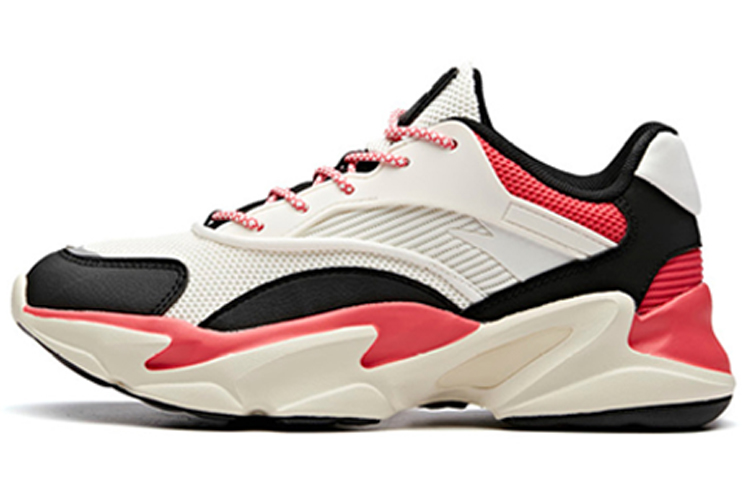 (Women) Anta Retro Dad Shoes 'White Black Red' 12848883-5