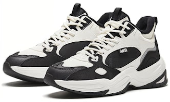 (Women) Anta Round Toe Lace-Up 'Black White' 122348991-1 (Women) Anta Round Toe Lace-Up 'Black White' 122348991-1