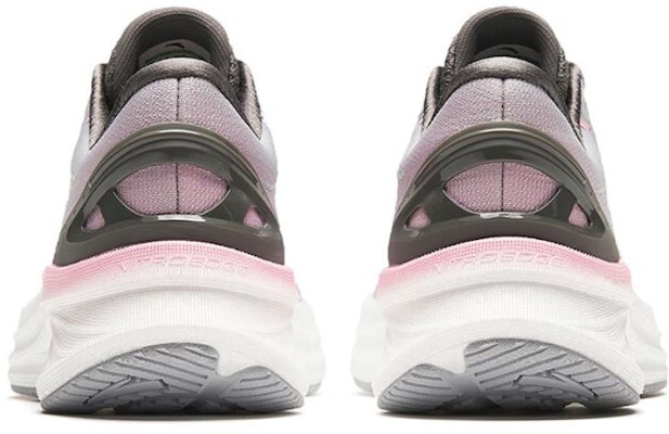 安踏創跑5代 舒適百搭 低幫 跑步鞋 女款 灰粉色 Lookbook 安踏創跑5代 舒適百搭 低幫 跑步鞋 女款 灰粉色