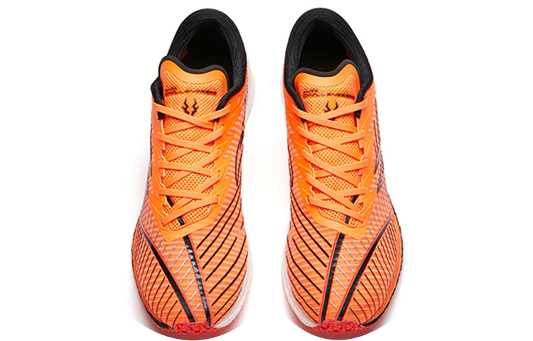 (W) Anta Running 'Nitrogen Tech Orange Black White' 圖 4
