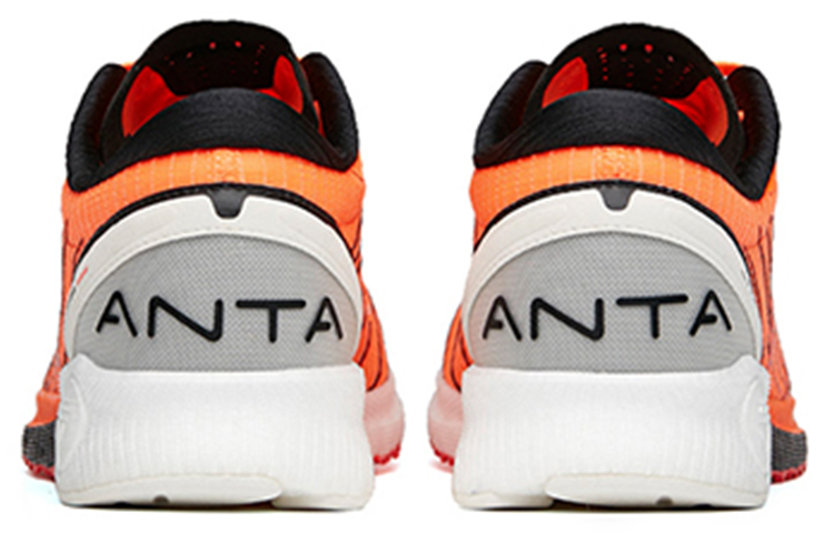 (W) Anta Running 'Nitrogen Tech Orange Black White' 圖 5