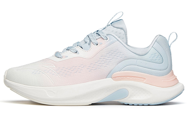 (W) Anta Running 'White Pink Blue'
