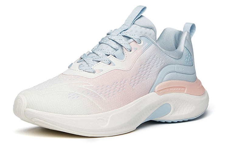 (W) Anta Running 'White Pink Blue' 圖 3