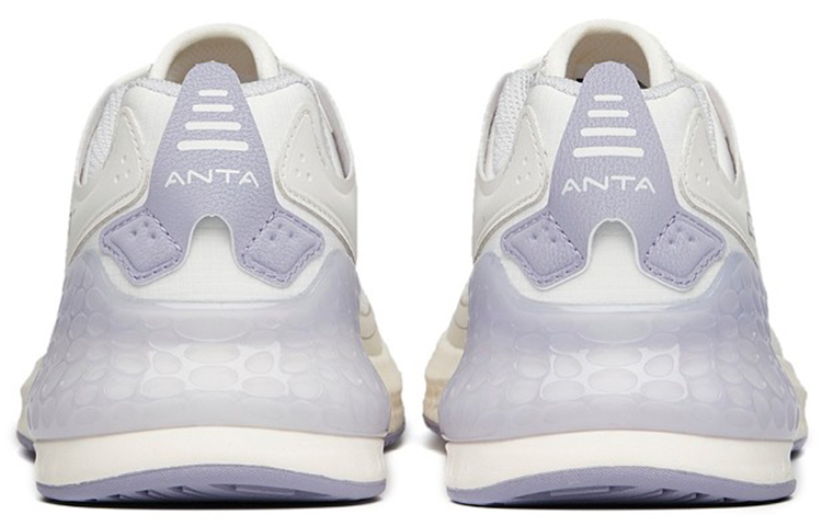 Lookbook Anta安踏 跑步系列C37+ 防滑耐磨 低筒 跑步鞋 女款 白灰紫