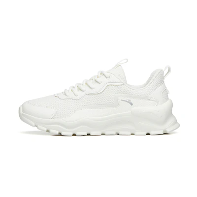 (W) Anta Running Life Series Low Top 'White Silver'
