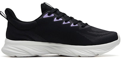 安踏跑步系列網面低幫跑步鞋女款黑灰紫 Order 安踏跑步系列網面低幫跑步鞋女款黑灰紫