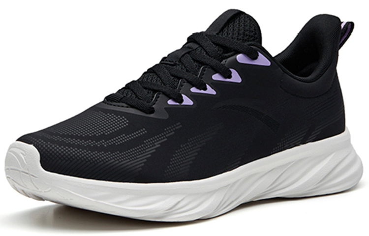 Lookbook (W) Anta Sepatu Lari 'Hitam Abu-abu Ungu' 122235571-6