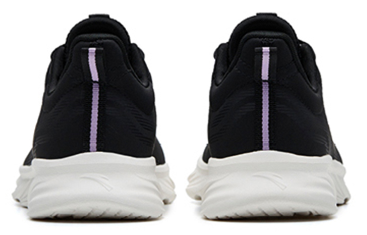 Purchase (W) Anta Sepatu Lari 'Hitam Abu-abu Ungu' 122235571-6