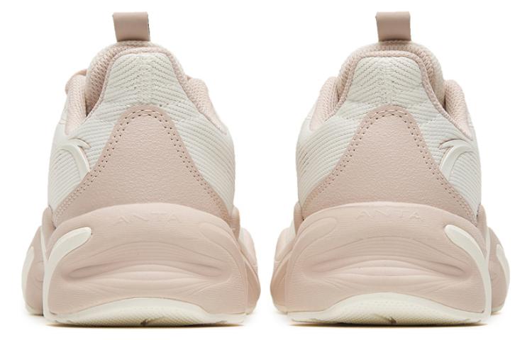 Shop 安踏 不止步 软底 减震輕便防滑 低帮 跑步鞋 女款 白藕灰