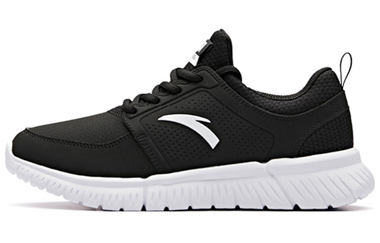 (Women) Anta Running Series 'Black and White Leather Casual' 92845581-5