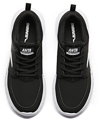 (Women) Anta Running Series 'Black and White Leather Casual' 92845581-5 Shop (Women) Anta Running Series 'Black and White Leather Casual' 92845581-5