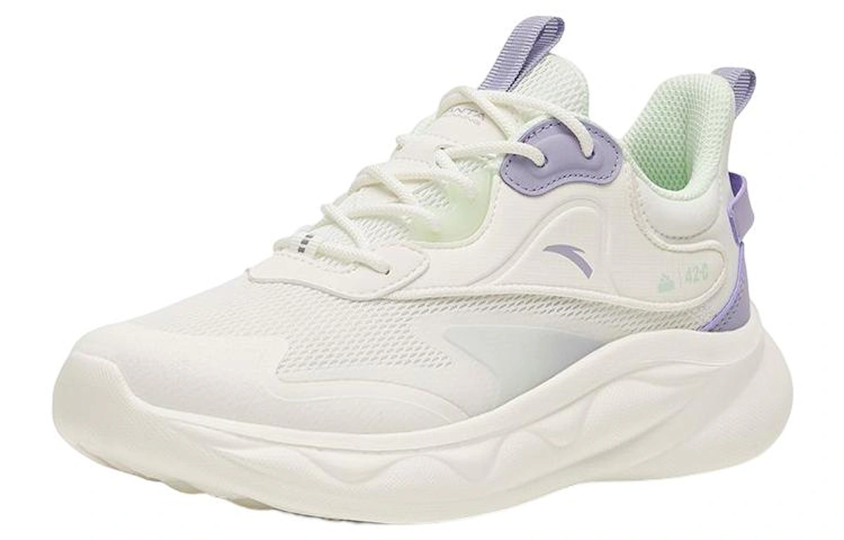 (Women) Anta Running Series 'Mian Mian Dan 2 White Purple'
