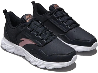 Anta安踏 跑步系列 減震防滑耐磨 低筒 跑步鞋 女款 黑色 Shop Anta安踏 跑步系列 減震防滑耐磨 低筒 跑步鞋 女款 黑色