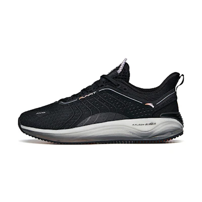(W) Anta Running Series Low 'Black Elastic Rubber'