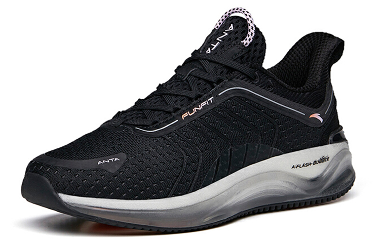 (W) Anta Running Series Low 'Black Elastic Rubber' 圖 2