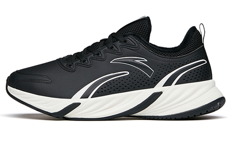 (Women) Anta Run Collection Fleeced'Black White' 122145523-10