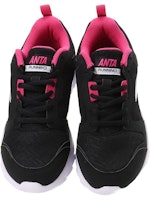 Anta安踏 跑步系列 網布 網布 低筒 跑步鞋 女款 黑洋紅 Shop Anta安踏 跑步系列 網布 網布 低筒 跑步鞋 女款 黑洋紅