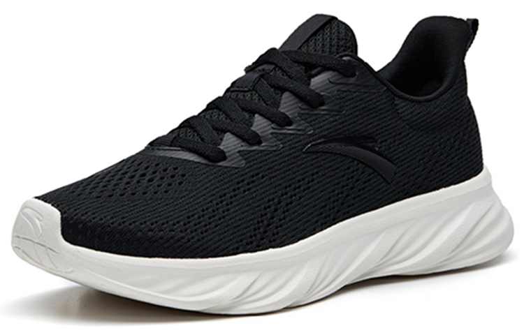 Lookbook 安踏 跑步系列 網面 舒適 耐磨透氣 低幫 跑步鞋 女款 黑灰