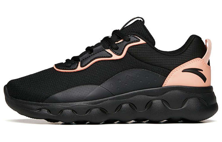 Buy (W) 安踏 跑步系列低帮 '黑粉' 922115535-8