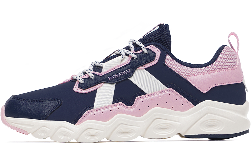 (W) Anta Running Series Low 'Black Pink Leather'