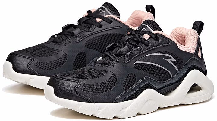 (Women) Anta Running Series Low 'Black Pink White' 12945567-1 Order (Women) Anta Running Series Low 'Black Pink White' 12945567-1