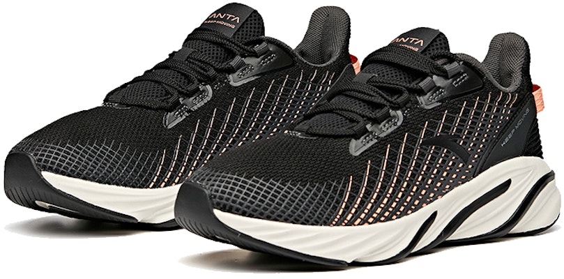 (W) Anta Running Series Rendah 'Hitam Merah Putih' 12945555-2 Order (W) Anta Running Series Rendah 'Hitam Merah Putih' 12945555-2