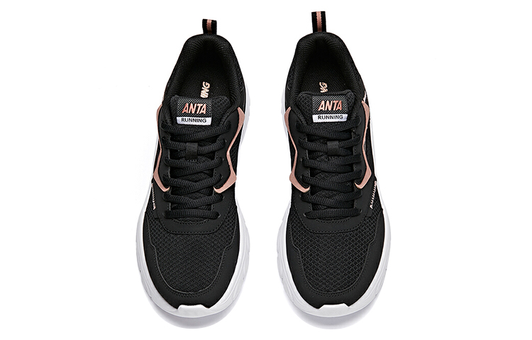 Lookbook (W) アンタランニング ロー "黒×ローズゴールド" 922125527-8