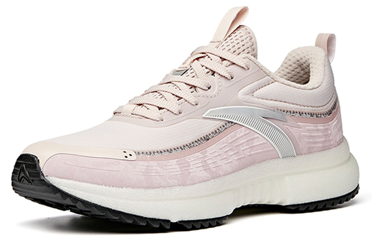 Order 安踏 跑步系列 泡泡 越野 低帮 跑步鞋 女款 灰紫藕灰