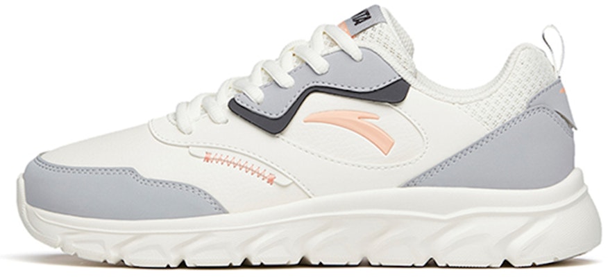 (W) 安踏低帮跑步系列 '灰白皮革' 922145573-7 Buy (W) 安踏低帮跑步系列 '灰白皮革' 922145573-7